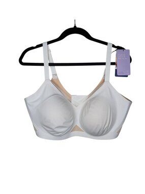 Honeylove White Crossover Wirefree Bra Size 2X